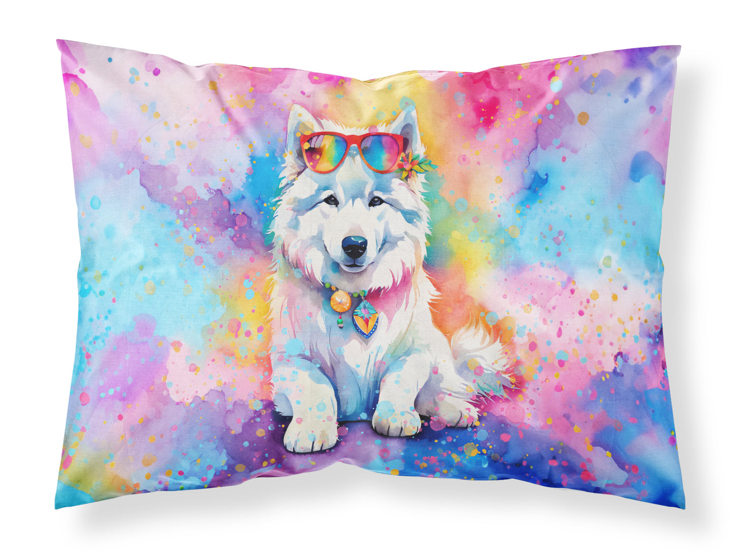 Buy this Samoyed Hippie Dawg Standard Pillowcase