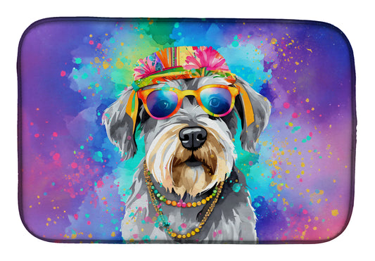 Buy this Schnauzer Hippie Dawg Dish Drying Mat