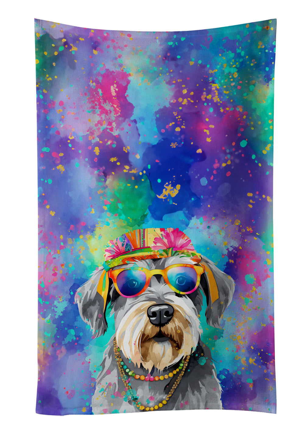 Buy this Schnauzer Hippie Dawg Kitchen Towel