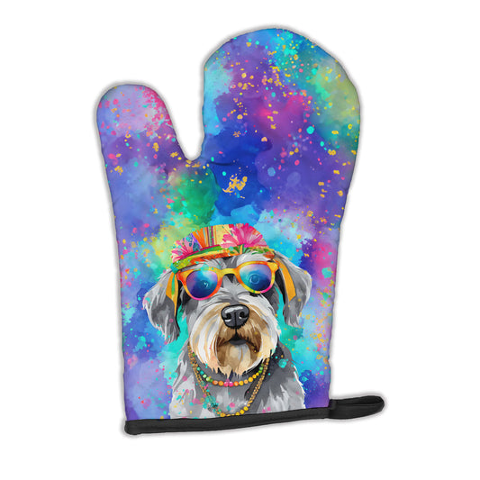 Buy this Schnauzer Hippie Dawg Oven Mitt