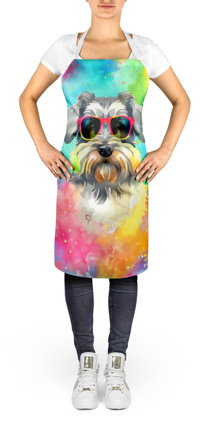 Schnauzer Hippie Dawg Apron