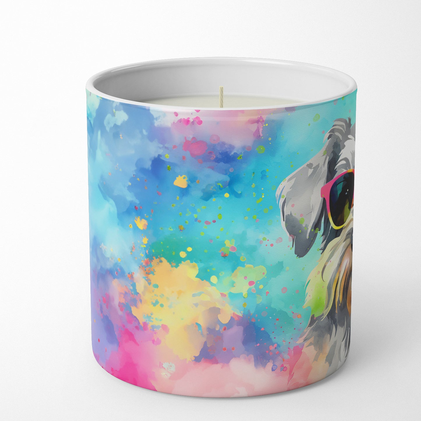 Buy this Schnauzer Hippie Dawg Decorative Soy Candle