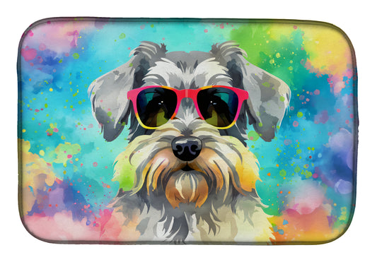 Buy this Schnauzer Hippie Dawg Dish Drying Mat