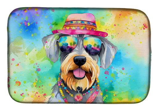 Buy this Schnauzer Hippie Dawg Dish Drying Mat