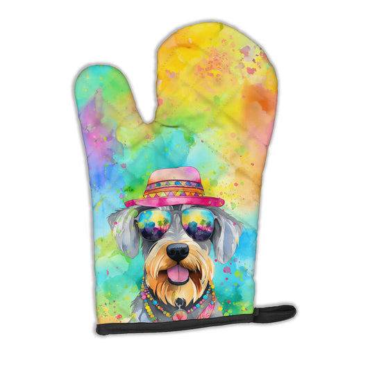 Buy this Schnauzer Hippie Dawg Oven Mitt