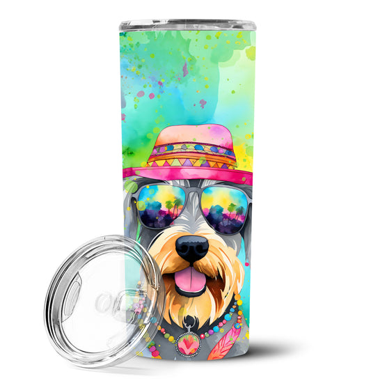 Buy this Schnauzer Hippie Dawg Stainless Steel Skinny Tumbler