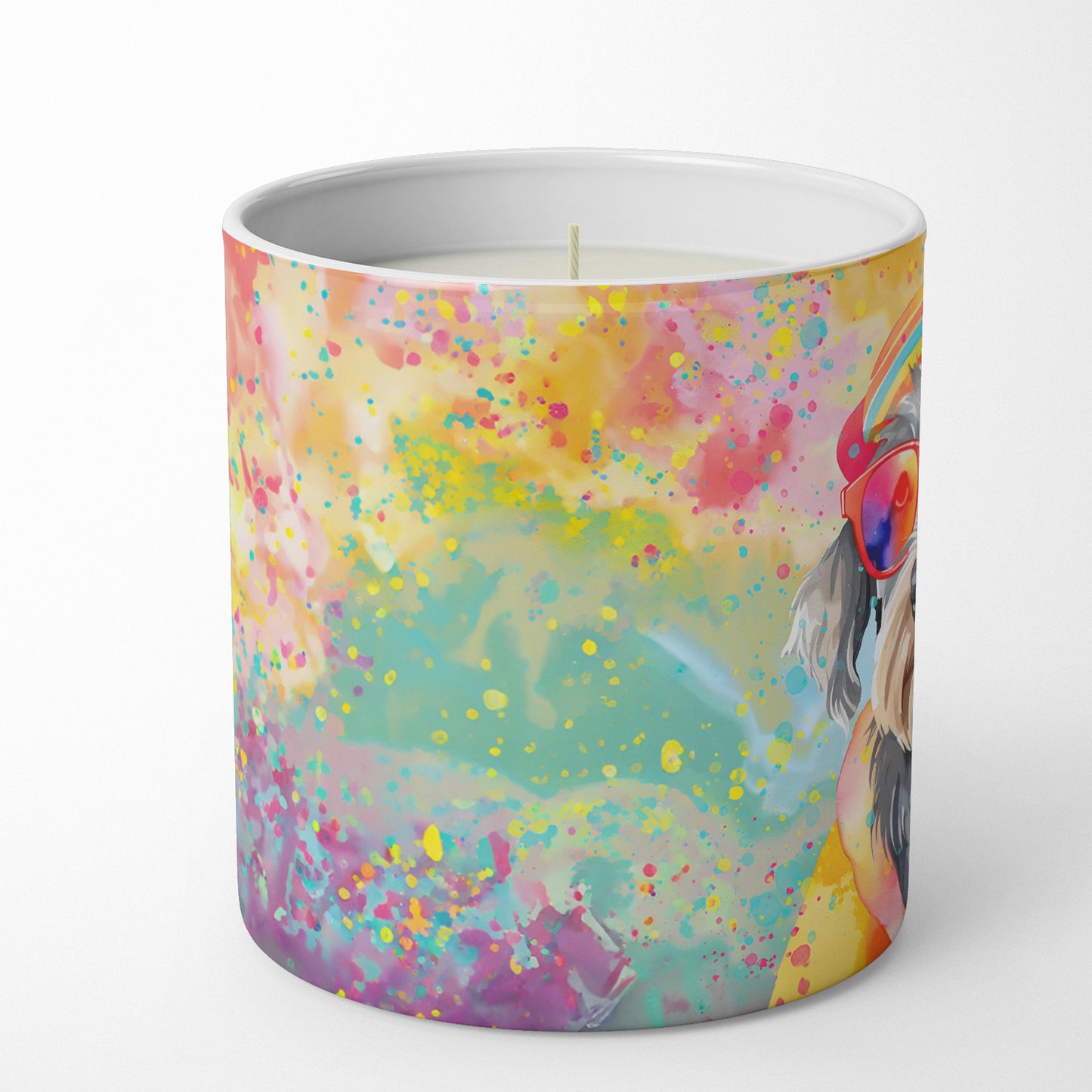 Buy this Schnauzer Hippie Dawg Decorative Soy Candle