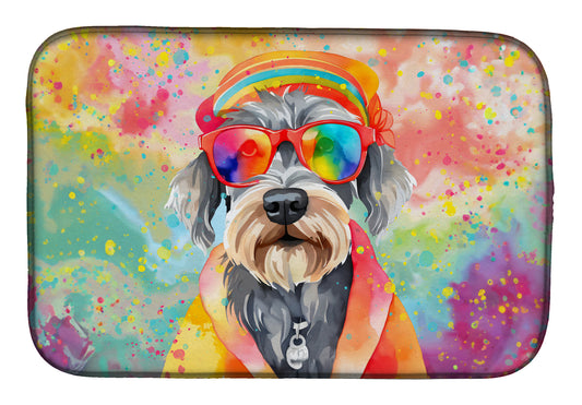 Buy this Schnauzer Hippie Dawg Dish Drying Mat