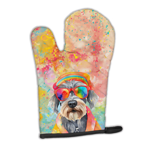 Buy this Schnauzer Hippie Dawg Oven Mitt