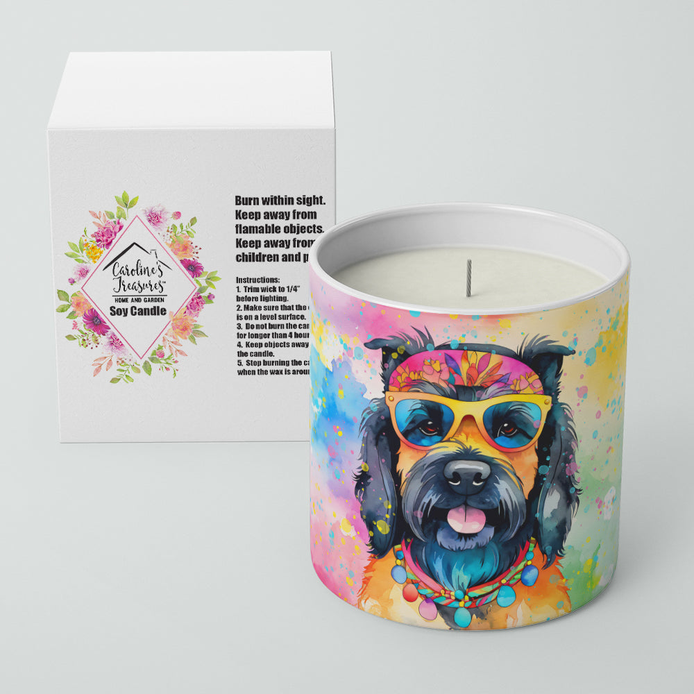 Scottish Terrier Hippie Dawg Decorative Soy Candle