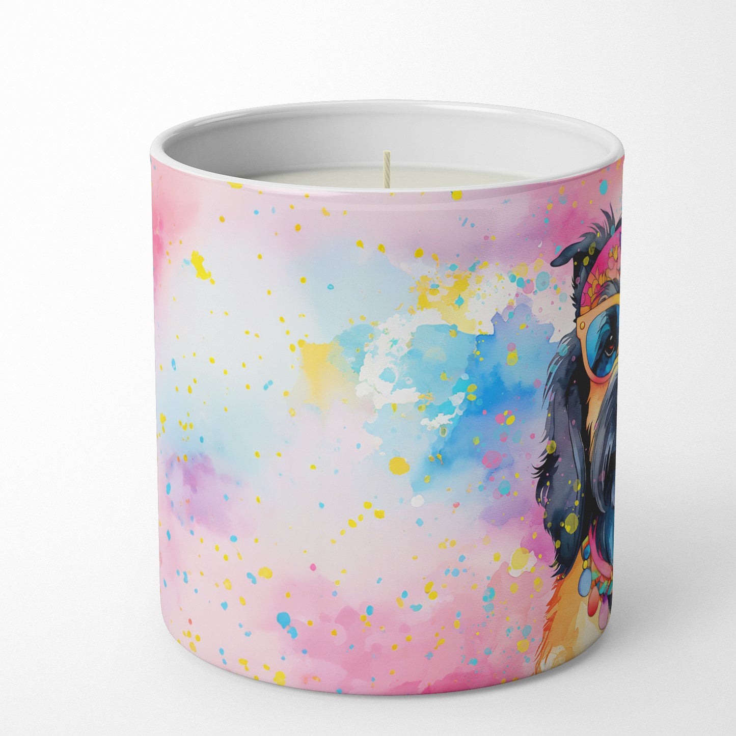 Buy this Scottish Terrier Hippie Dawg Decorative Soy Candle