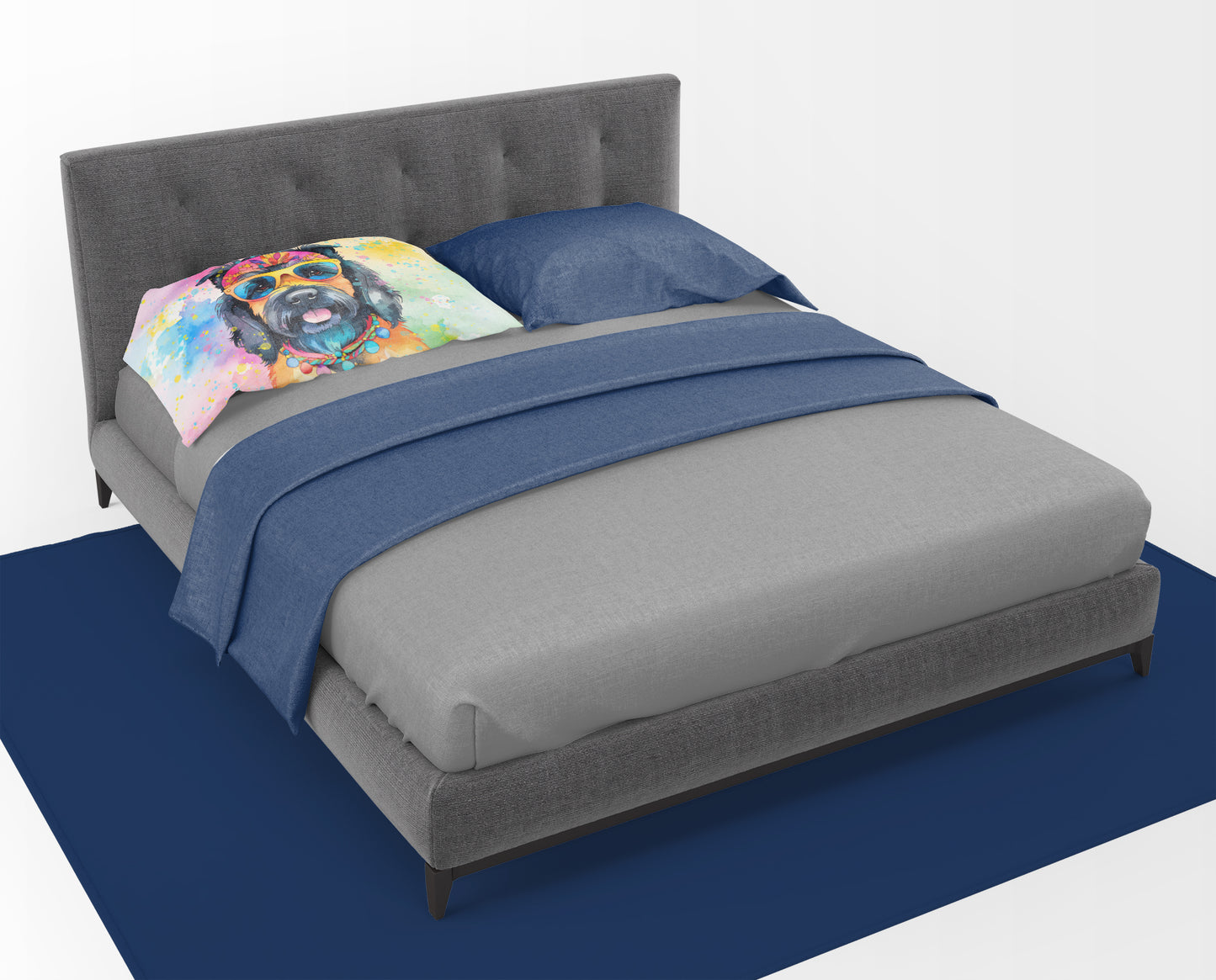 Scottish Terrier Hippie Dawg Standard Pillowcase