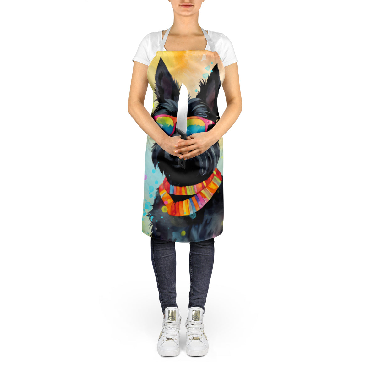 Scottish Terrier Hippie Dawg Apron