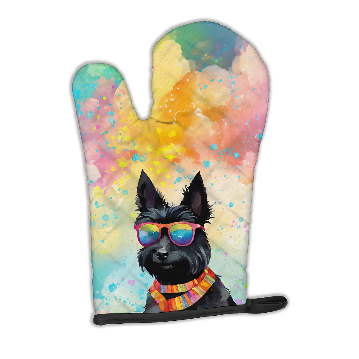 Buy this Scottish Terrier Hippie Dawg Oven Mitt