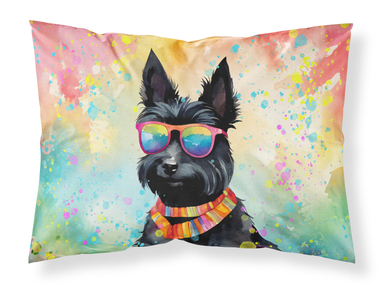 Buy this Scottish Terrier Hippie Dawg Standard Pillowcase