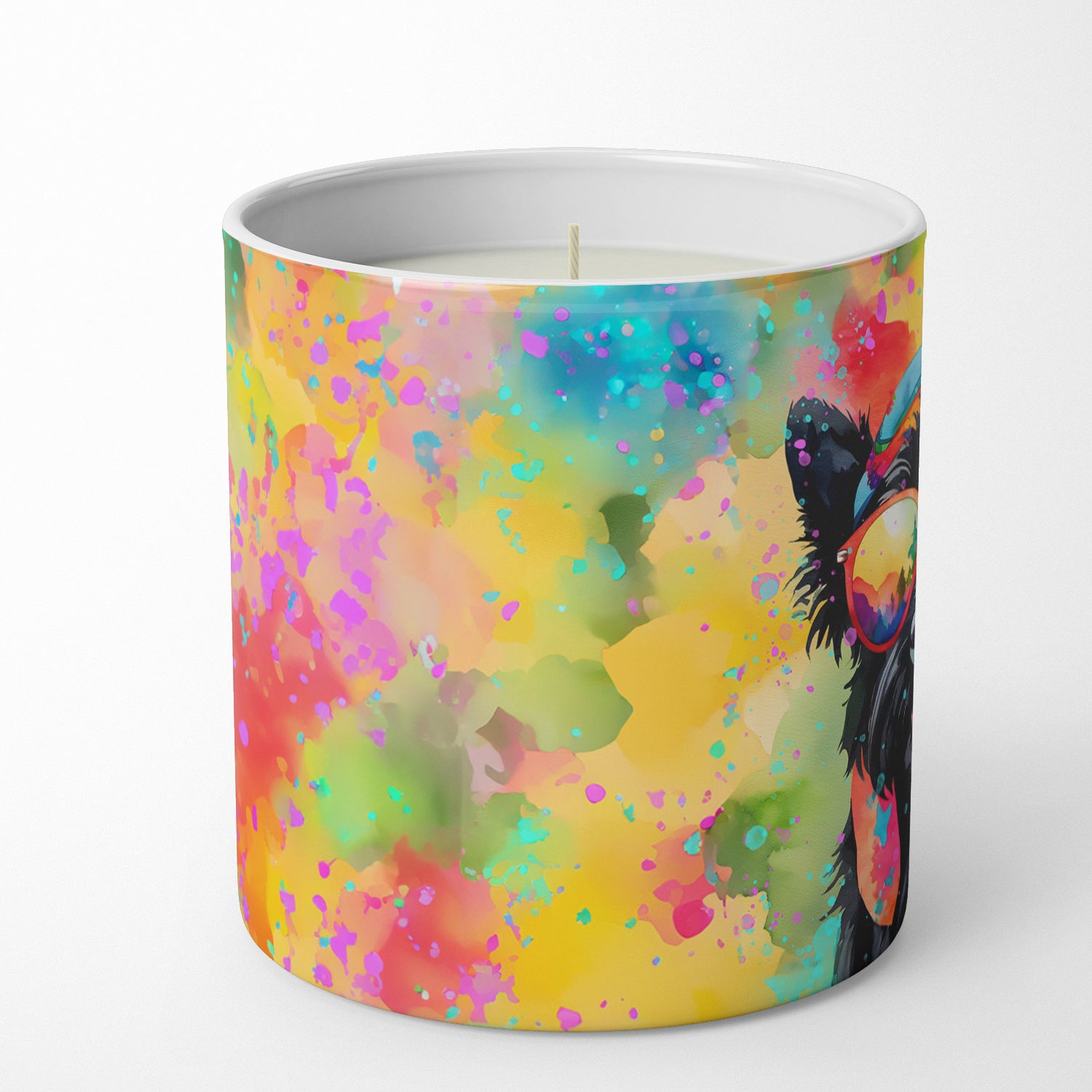 Buy this Scottish Terrier Hippie Dawg Decorative Soy Candle