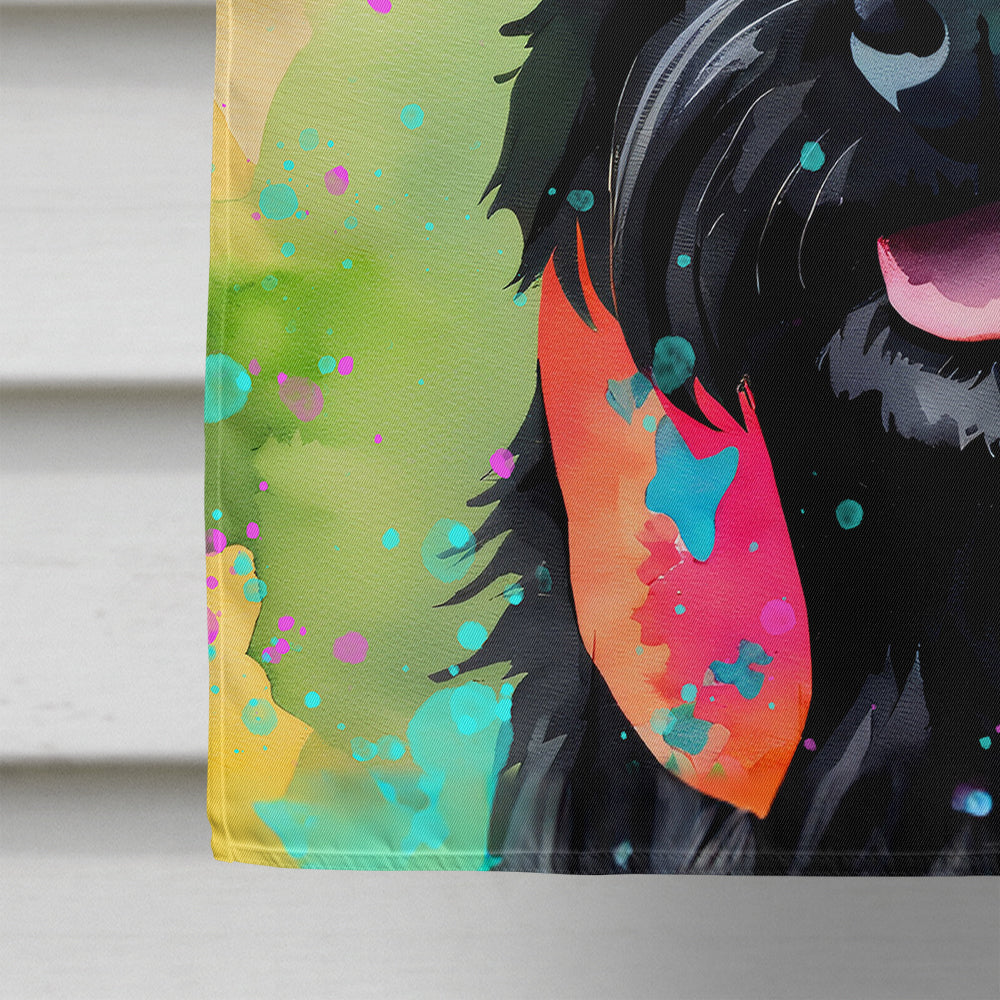 Scottish Terrier Hippie Dawg House Flag