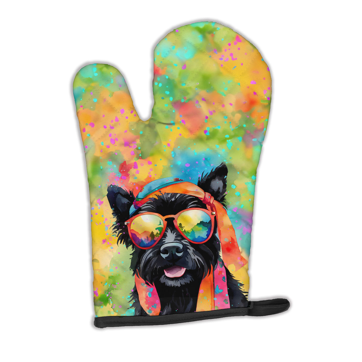 Buy this Scottish Terrier Hippie Dawg Oven Mitt