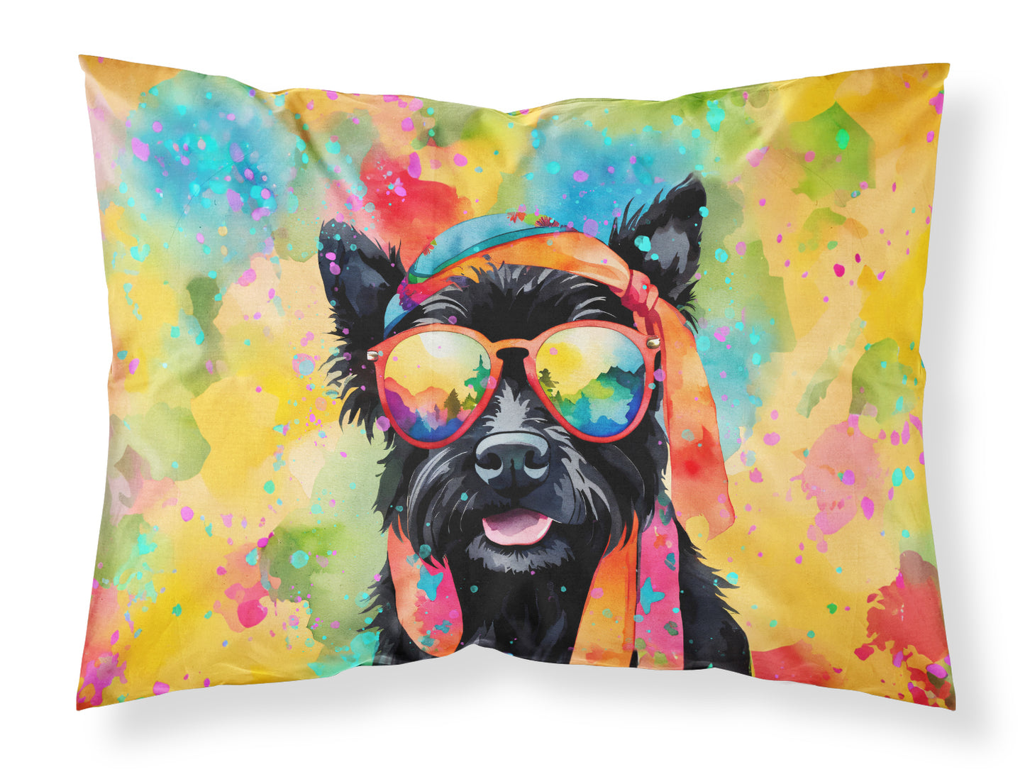 Buy this Scottish Terrier Hippie Dawg Standard Pillowcase