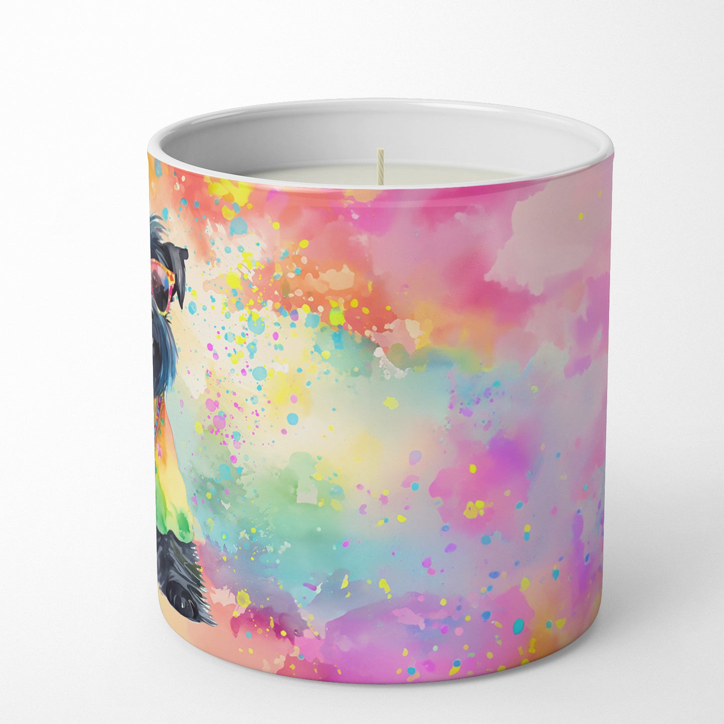 Scottish Terrier Hippie Dawg Decorative Soy Candle