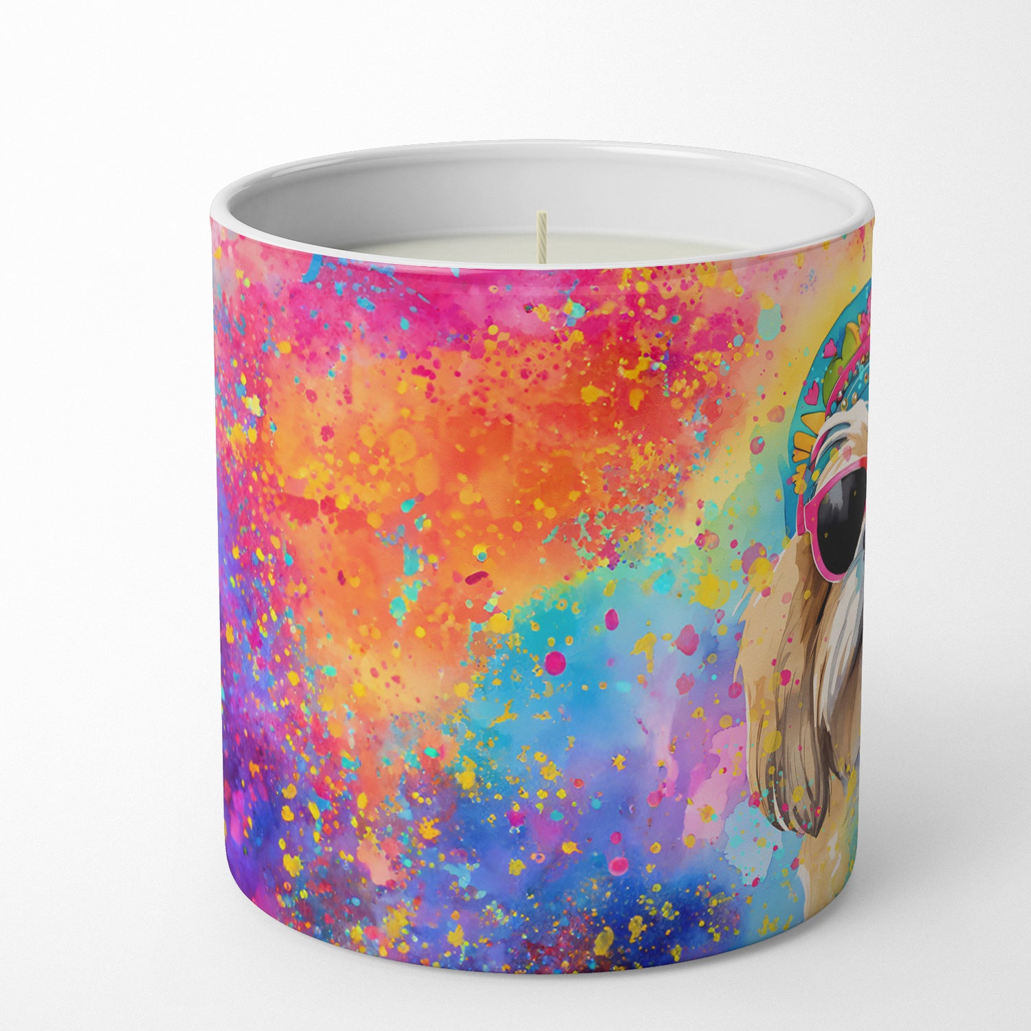 Buy this Shih Tzu Hippie Dawg Decorative Soy Candle