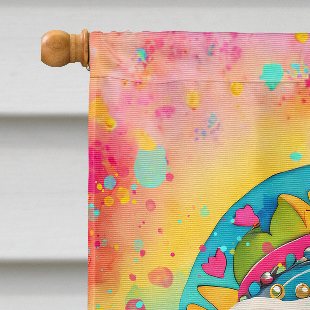 Shih Tzu Hippie Dawg House Flag