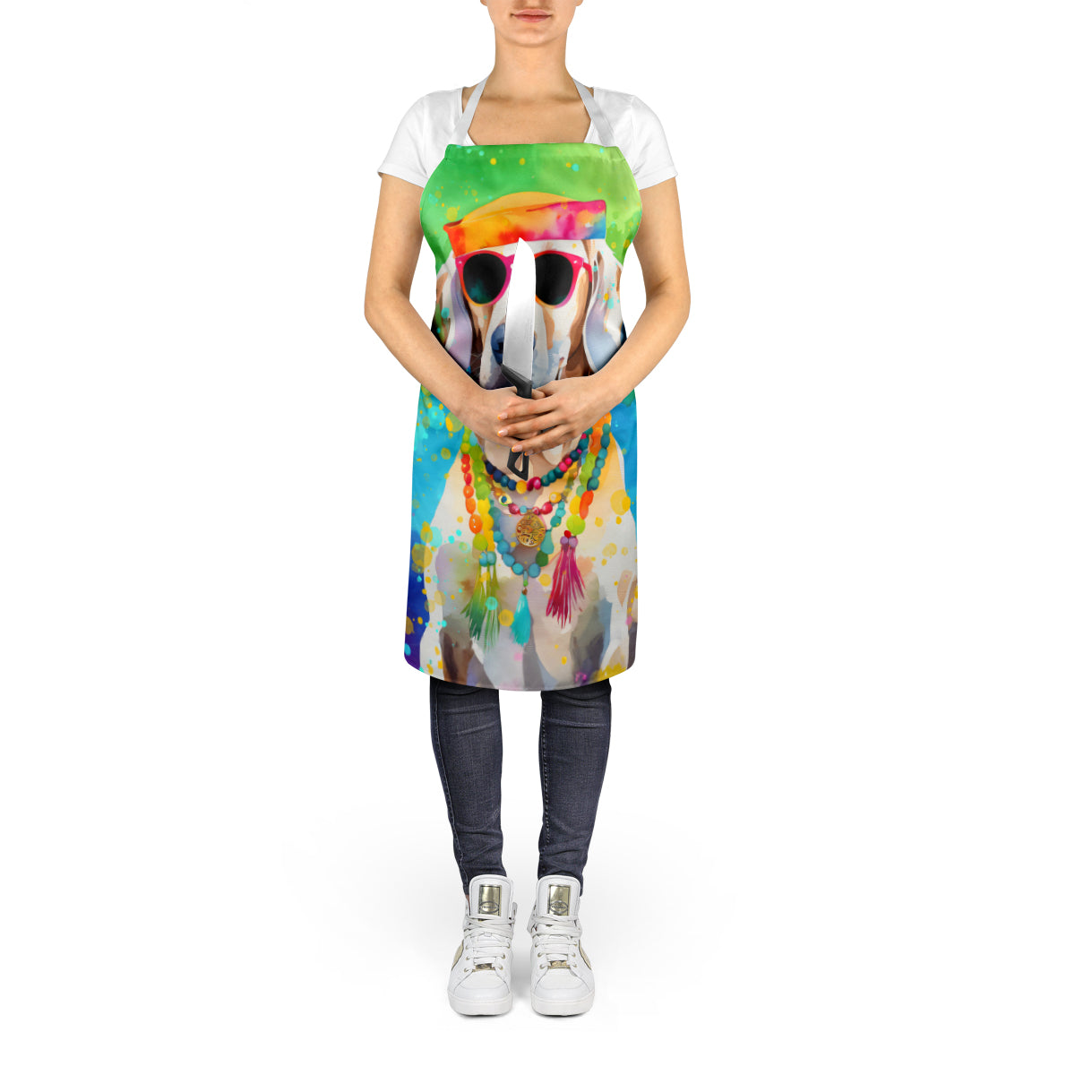 Weimaraner Hippie Dawg Apron