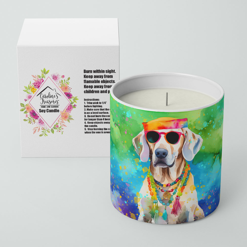 Weimaraner Hippie Dawg Decorative Soy Candle