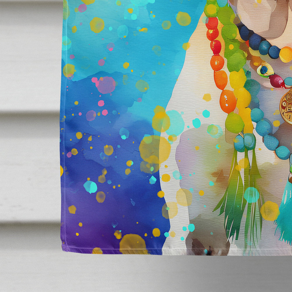 Weimaraner Hippie Dawg House Flag