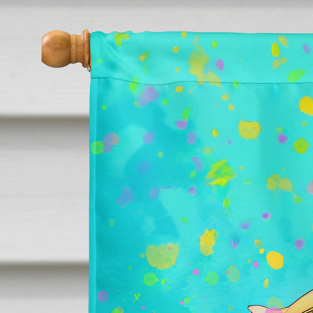 Weimaraner Hippie Dawg House Flag