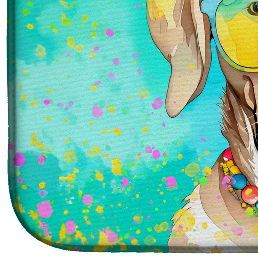 Weimaraner Hippie Dawg Dish Drying Mat