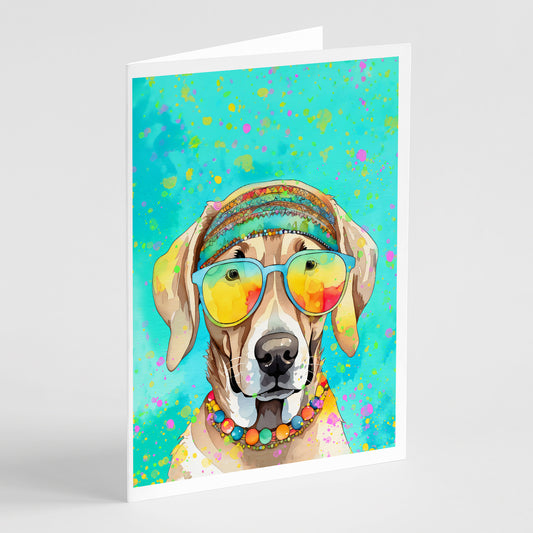 Buy this Weimaraner Hippie Dawg Greeting Cards Pack of 8