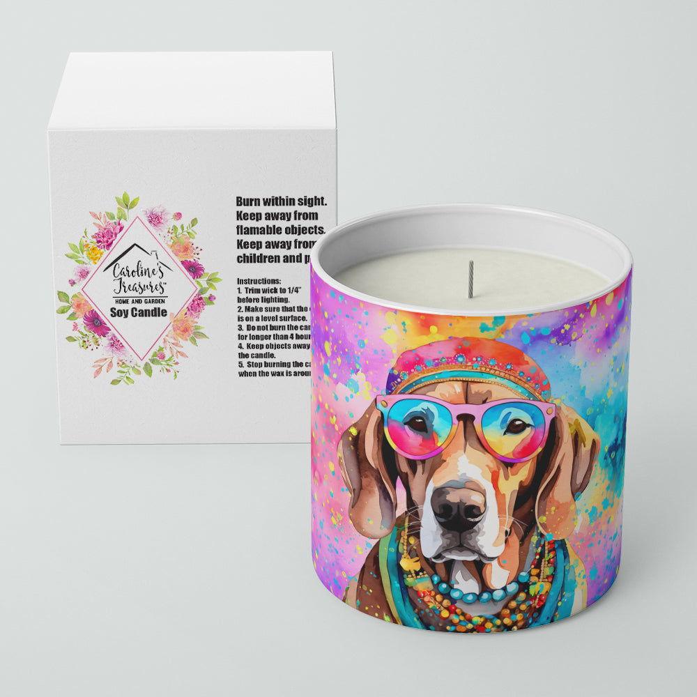 Weimaraner Hippie Dawg Decorative Soy Candle