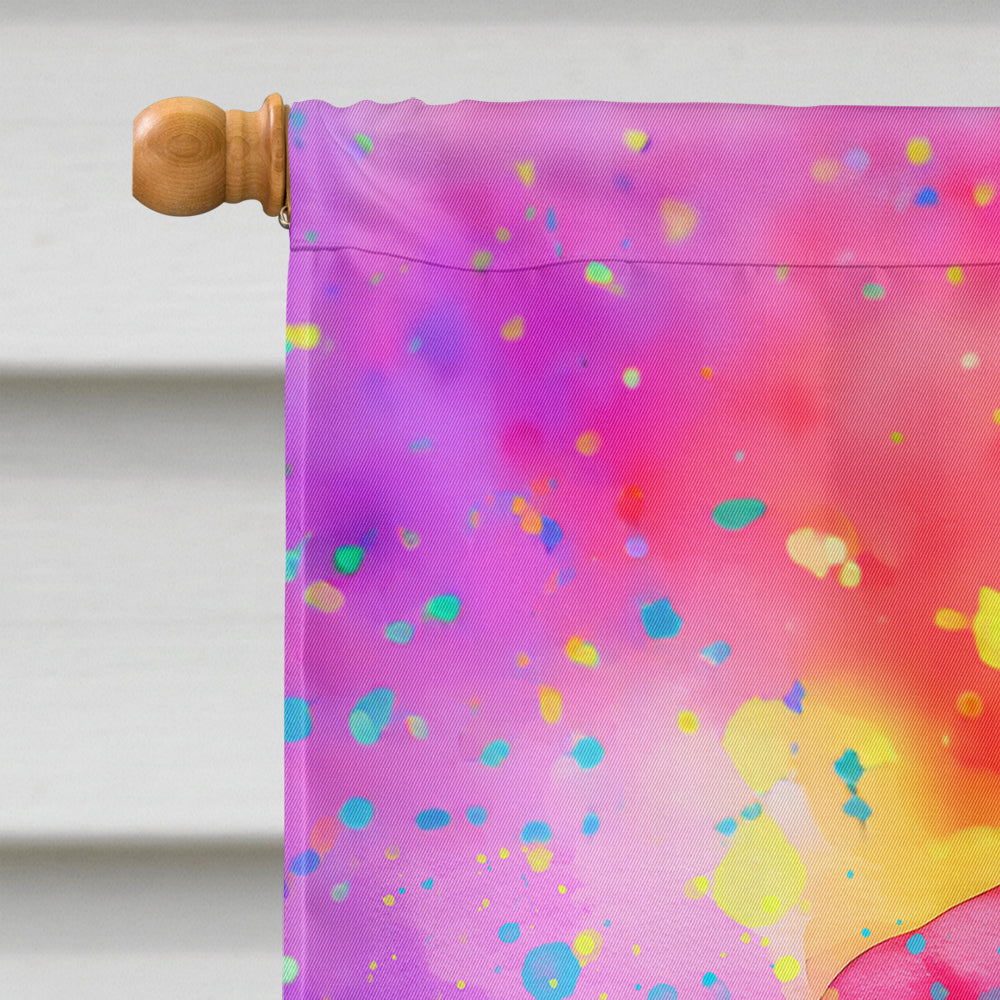 Weimaraner Hippie Dawg House Flag