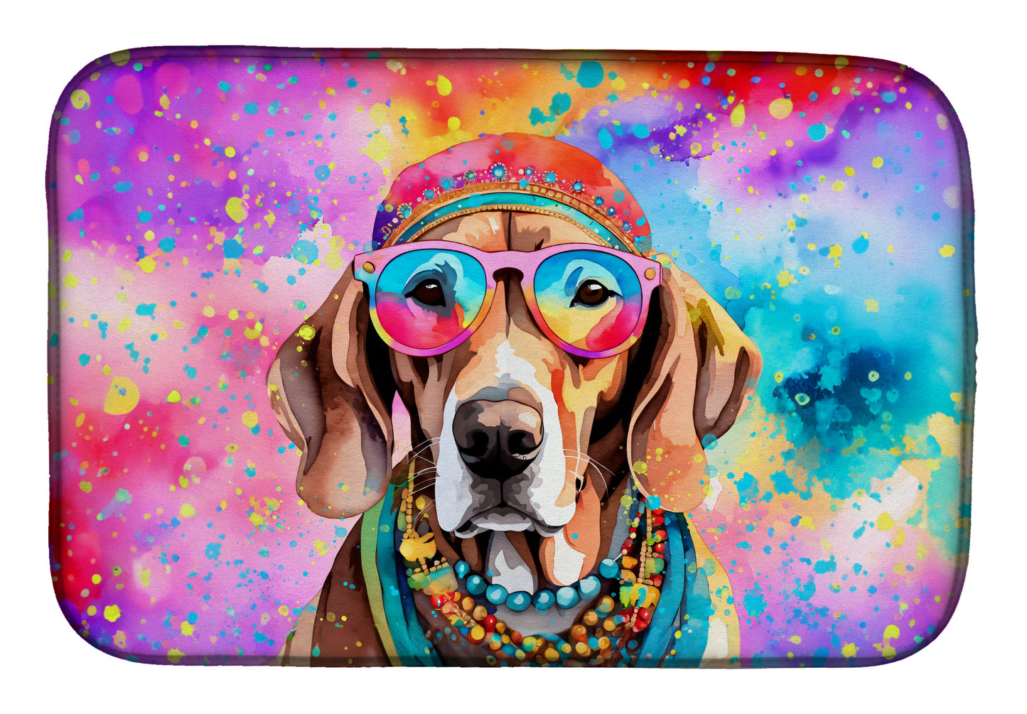 Buy this Weimaraner Hippie Dawg Dish Drying Mat