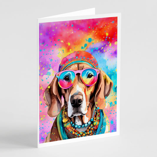 Buy this Weimaraner Hippie Dawg Greeting Cards Pack of 8