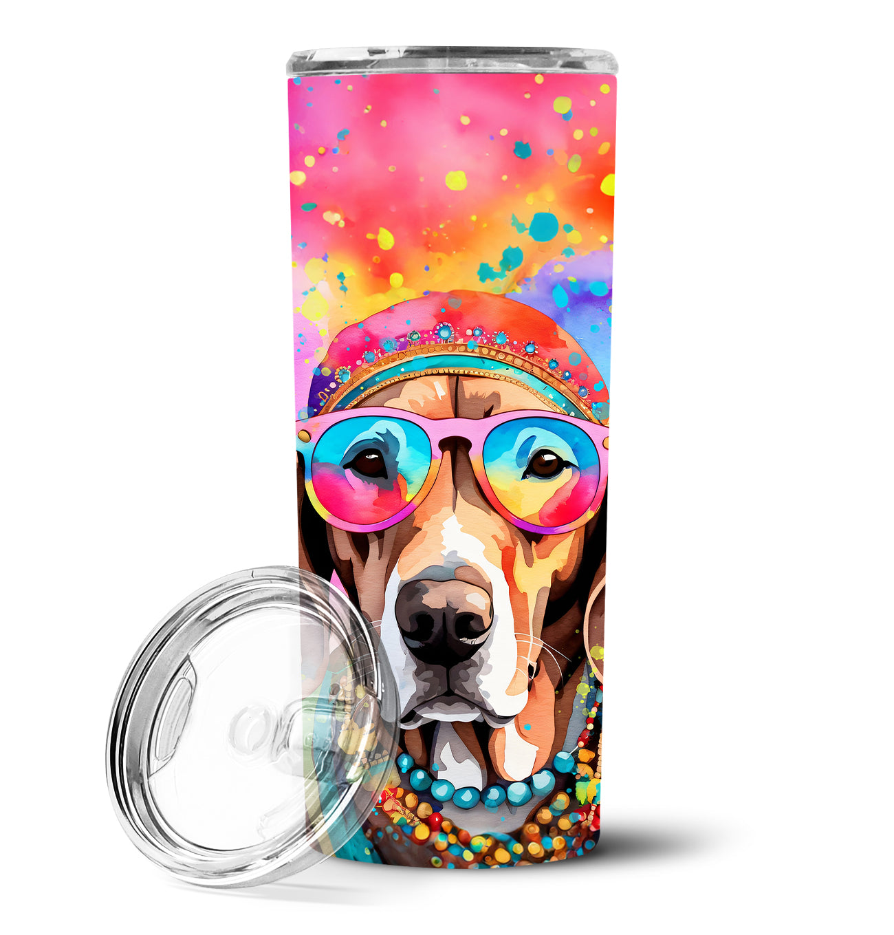 Buy this Weimaraner Hippie Dawg Stainless Steel Skinny Tumbler