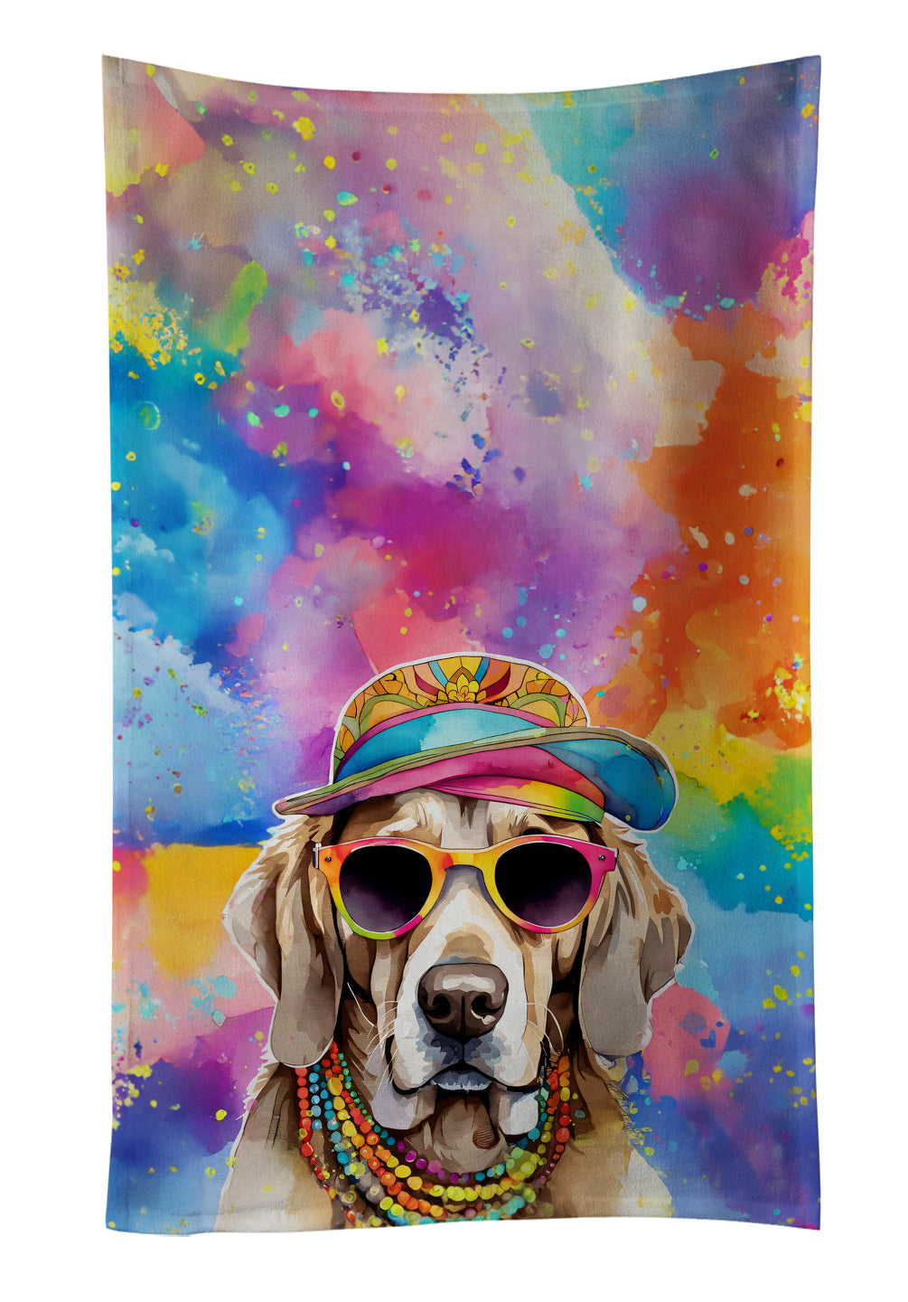 Buy this Weimaraner Hippie Dawg Kitchen Towel