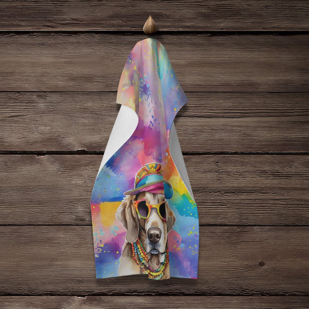 Weimaraner Hippie Dawg Kitchen Towel