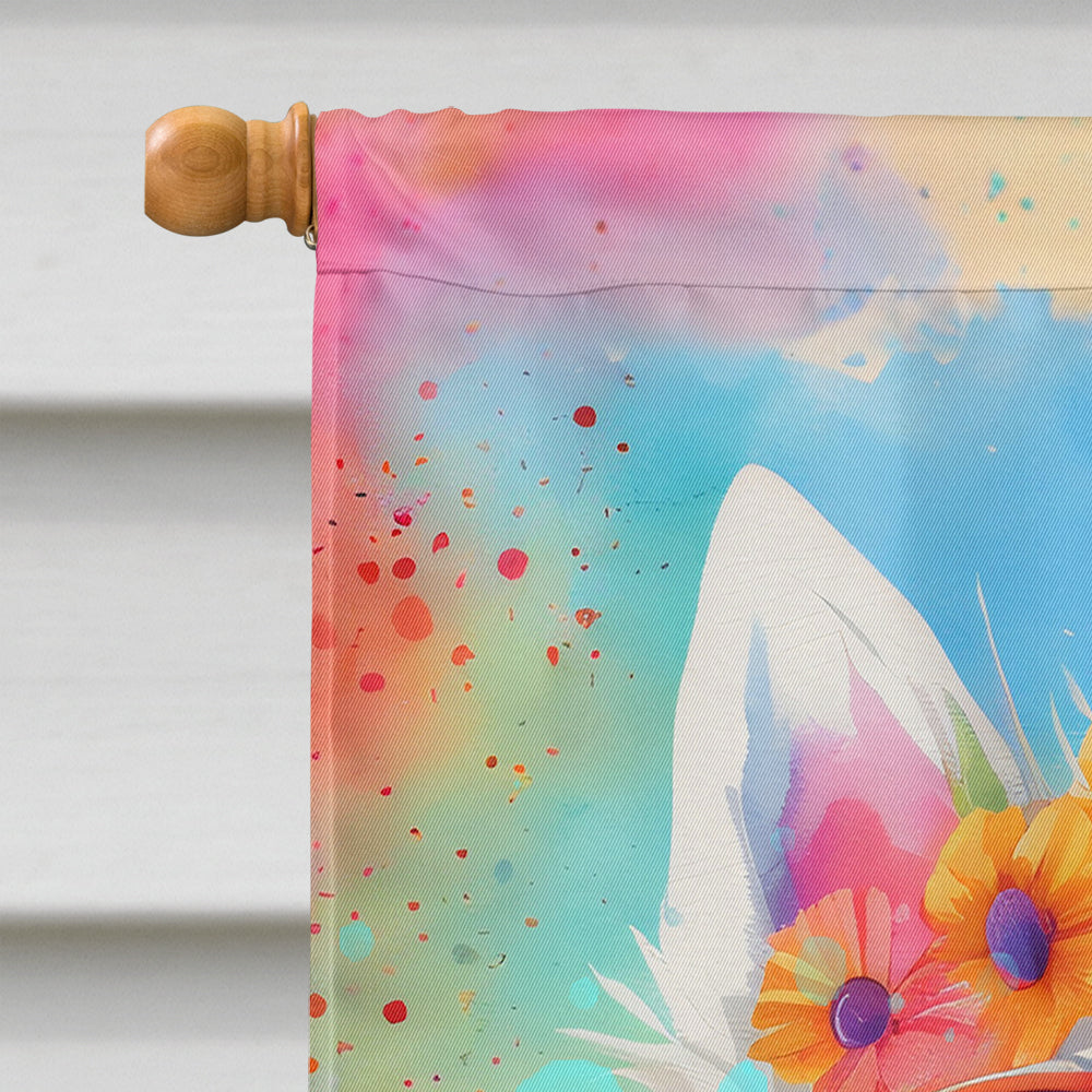 Westie Hippie Dawg House Flag