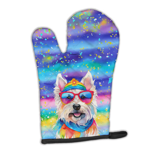 Buy this Westie Hippie Dawg Oven Mitt