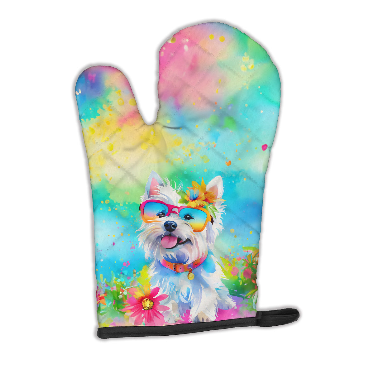 Buy this Westie Hippie Dawg Oven Mitt