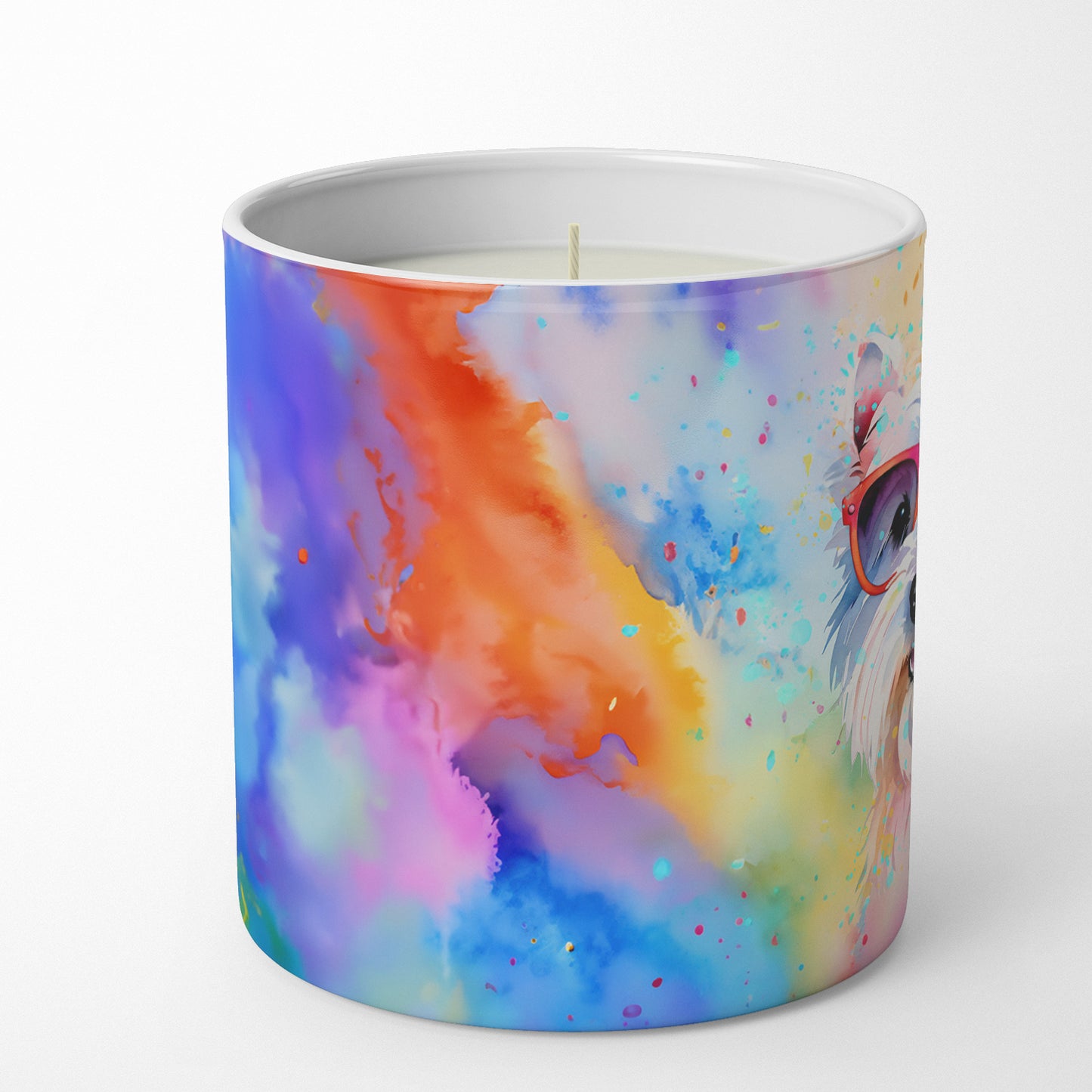 Buy this Westie Hippie Dawg Decorative Soy Candle