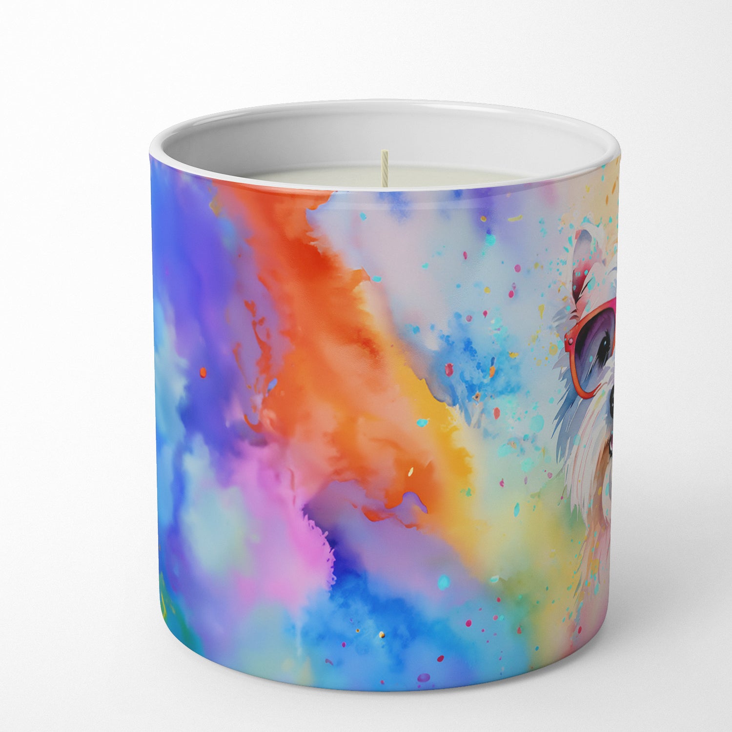 Buy this Westie Hippie Dawg Decorative Soy Candle