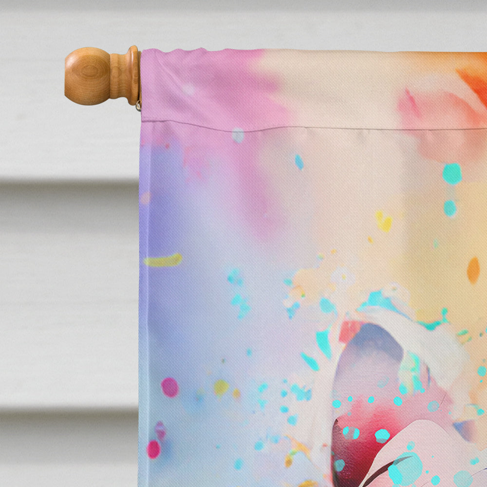 Westie Hippie Dawg House Flag