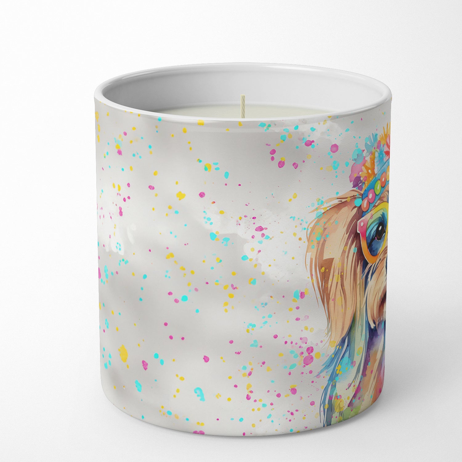 Buy this Yorkshire Terrier Hippie Dawg Decorative Soy Candle
