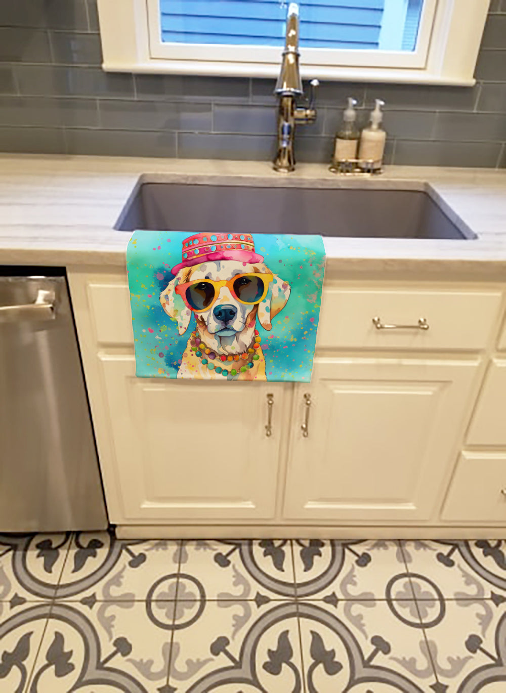 Hippie Dawg Kitchen Towel