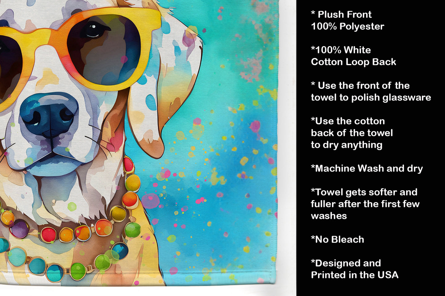 Hippie Dawg Kitchen Towel