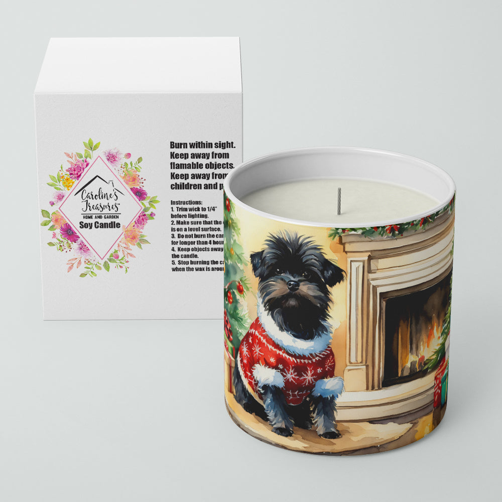 Affenpinscher Cozy Christmas Decorative Soy Candle
