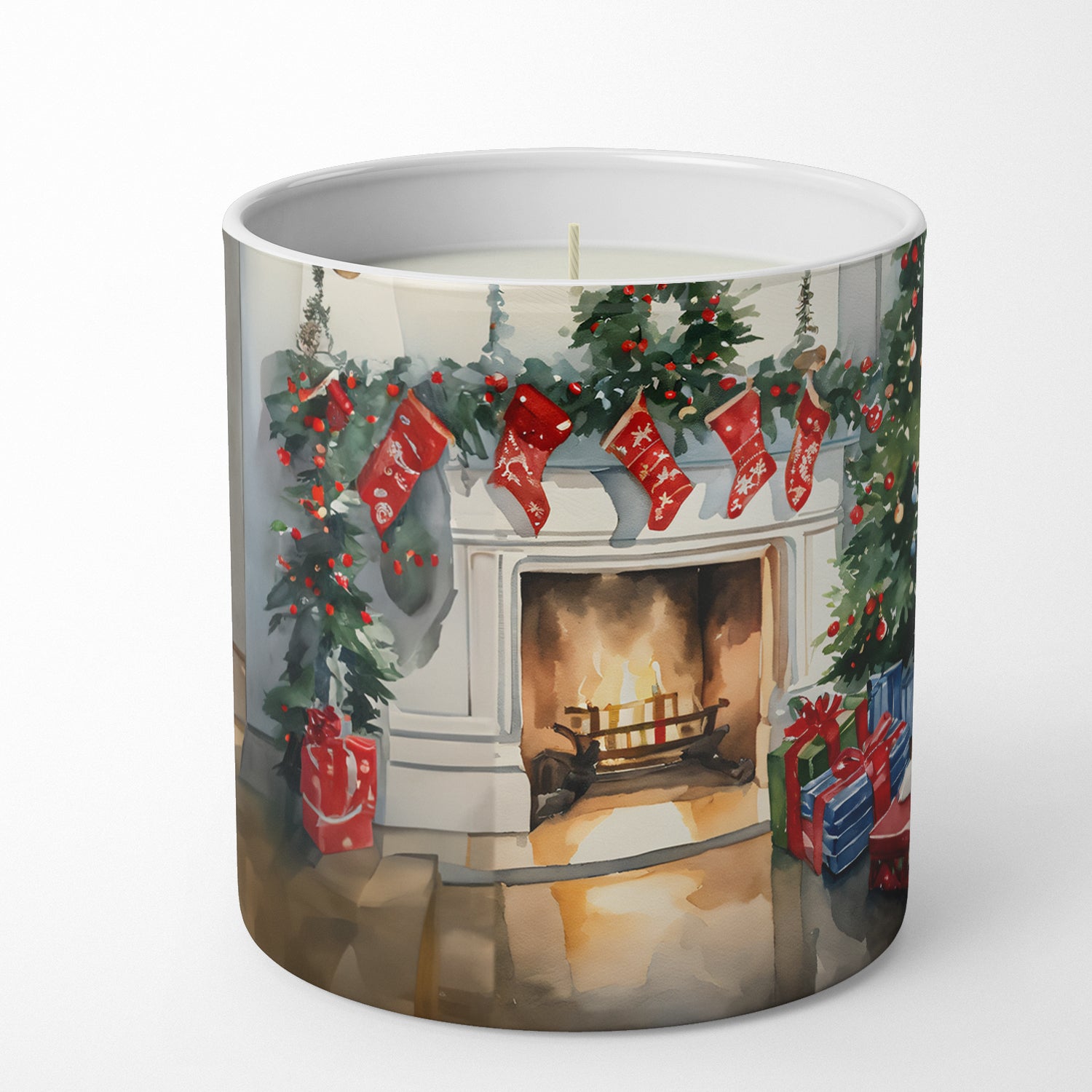 Buy this Afghan Hound Cozy Christmas Decorative Soy Candle